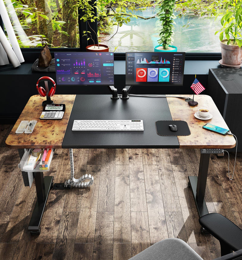 Maidesite Adjustable Height Standing Desk 48 x 24 inch