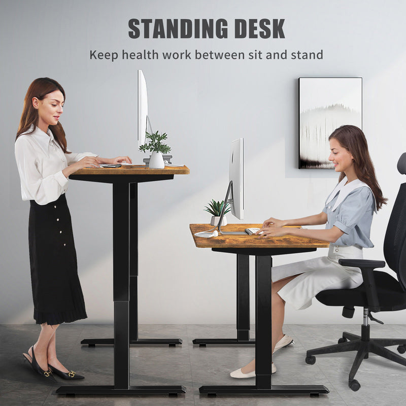 MAIDeSITe Adjustable Height Electric Standing Desk 48 x 24 inch