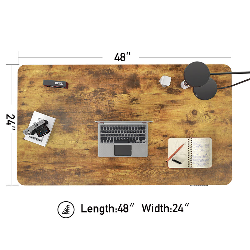 MAIDeSITe Adjustable Height Electric Standing Desk 48 x 24 inch